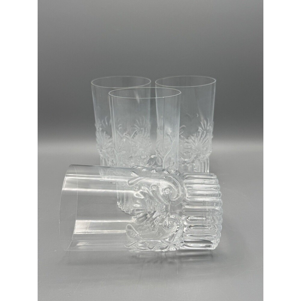 Set Of 3 Reproduction EAPG Metropolitan Museum Of Art Pilgrim Adams Tumblers MMA